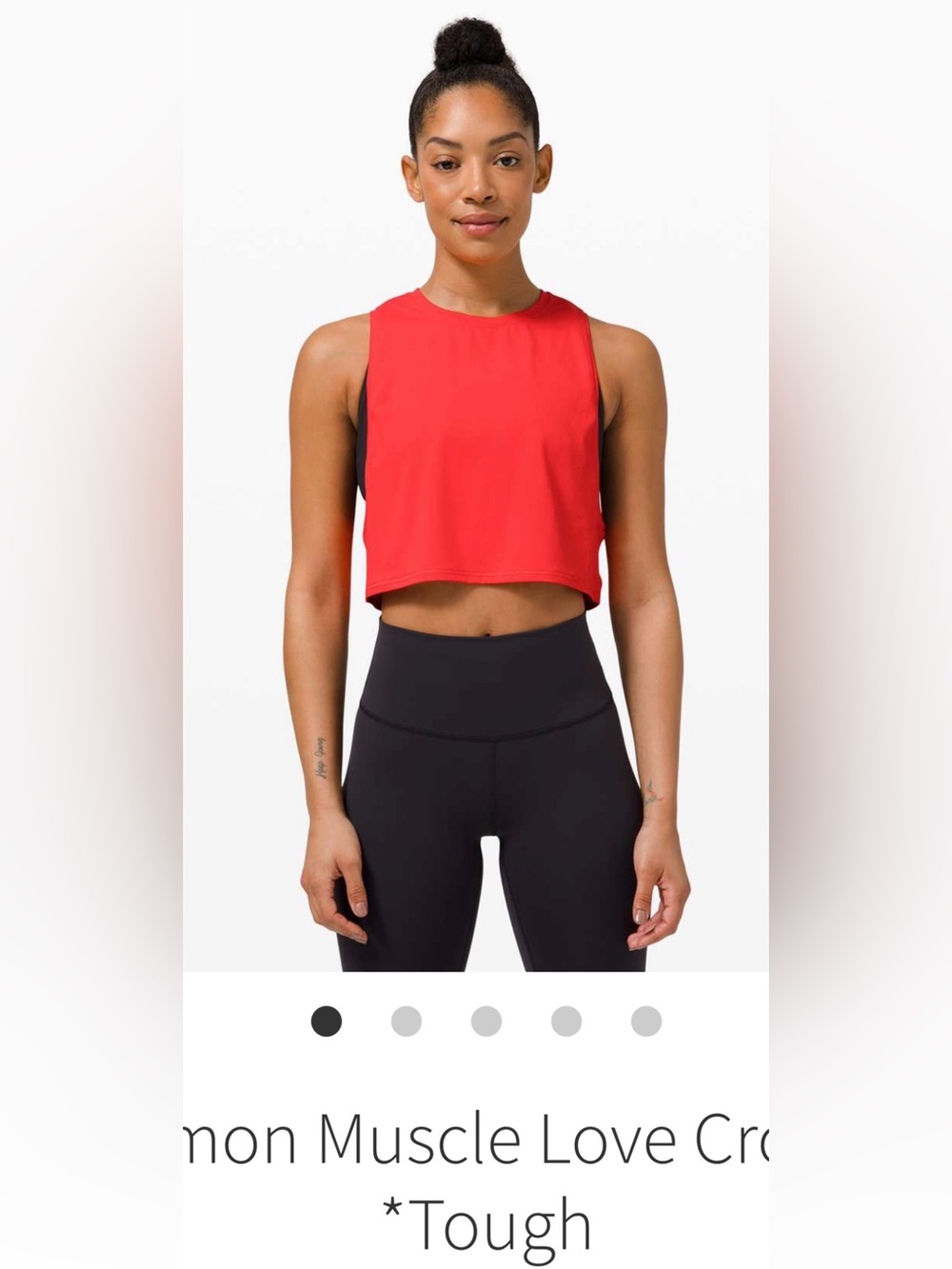 Lululemon Muscle Love Crop Tank-NWT!